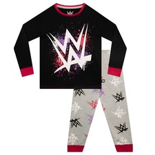 WWE Pyjamas Kids Girls 4 5 6 7